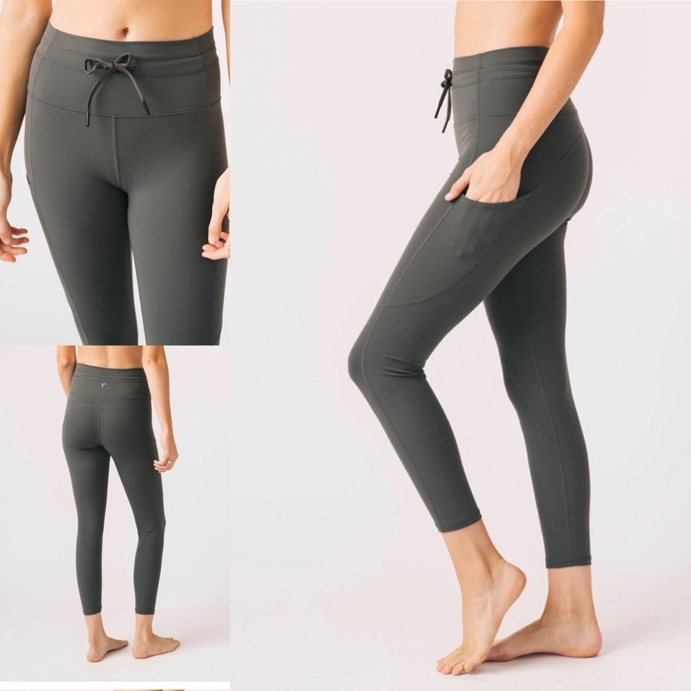 ZYIA Charcoal High-Waisted Leggings